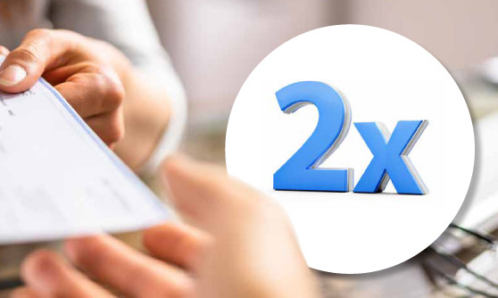 Paiement en 2 fois